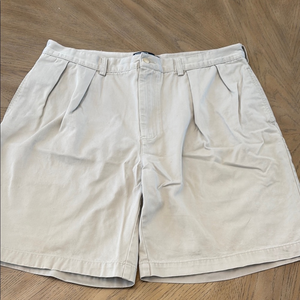 Polo by Ralph Lauren Tan Flat Front Shorts